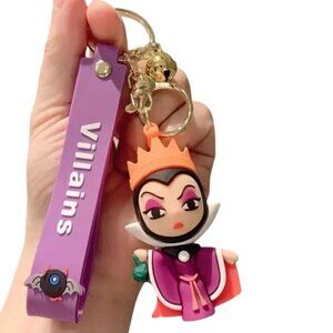 ** THE EVIL QUEEN Cartoon Action Figure Bag Cute Creative Keychain